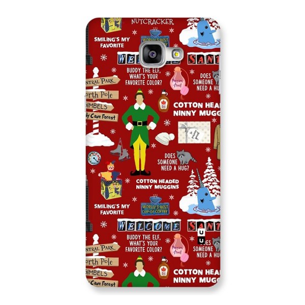 Christmas Cute Doodles Back Case for Galaxy A9