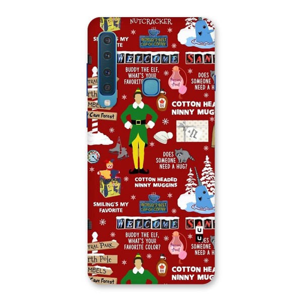 Christmas Cute Doodles Back Case for Galaxy A9 (2018)