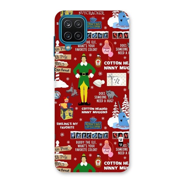 Christmas Cute Doodles Back Case for Galaxy F12