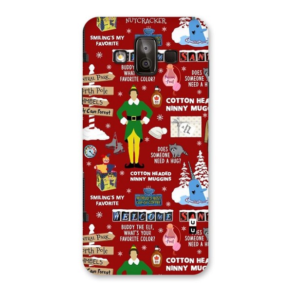 Christmas Cute Doodles Back Case for Galaxy J7 Duo