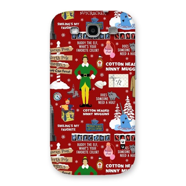 Christmas Cute Doodles Back Case for Galaxy S3 Neo