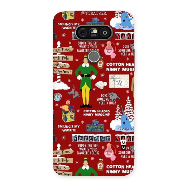 Christmas Cute Doodles Back Case for LG G5