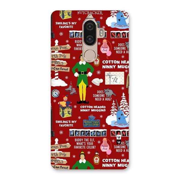 Christmas Cute Doodles Back Case for Lenovo K8 Note