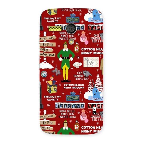 Christmas Cute Doodles Back Case for Moto G