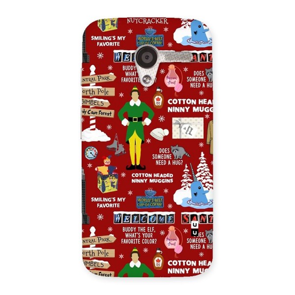 Christmas Cute Doodles Back Case for Moto X