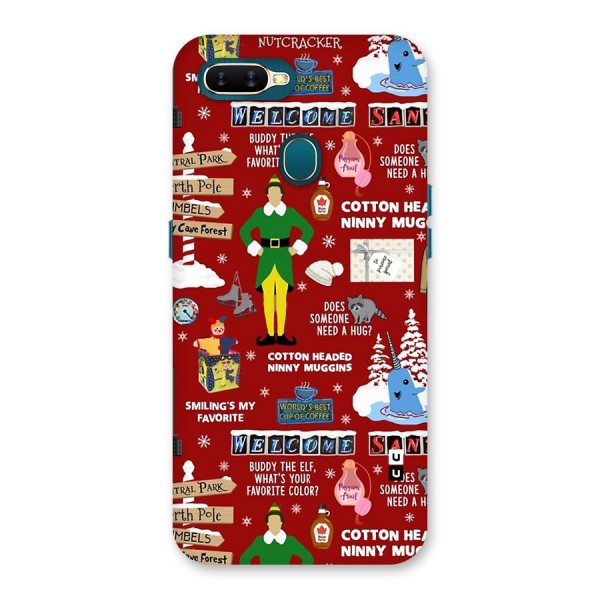 Christmas Cute Doodles Back Case for Oppo A11k