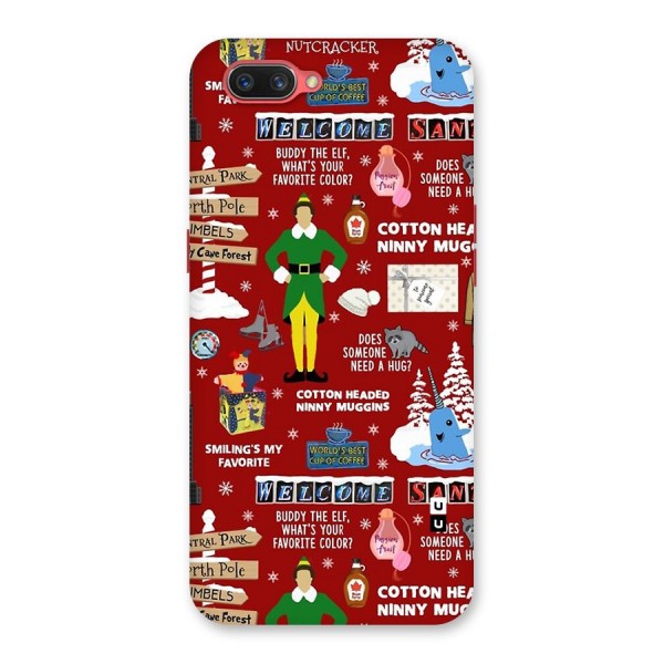 Christmas Cute Doodles Back Case for Oppo A3s