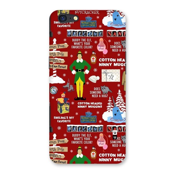 Christmas Cute Doodles Back Case for Oppo A71