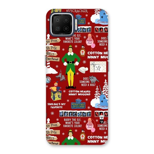 Christmas Cute Doodles Back Case for Oppo F17
