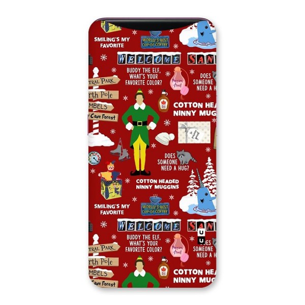 Christmas Cute Doodles Back Case for Oppo Find X