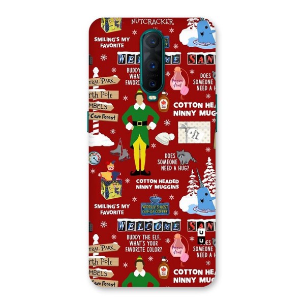 Christmas Cute Doodles Back Case for Oppo R17 Pro