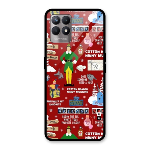 Christmas Cute Doodles Back Case for Realme 8i