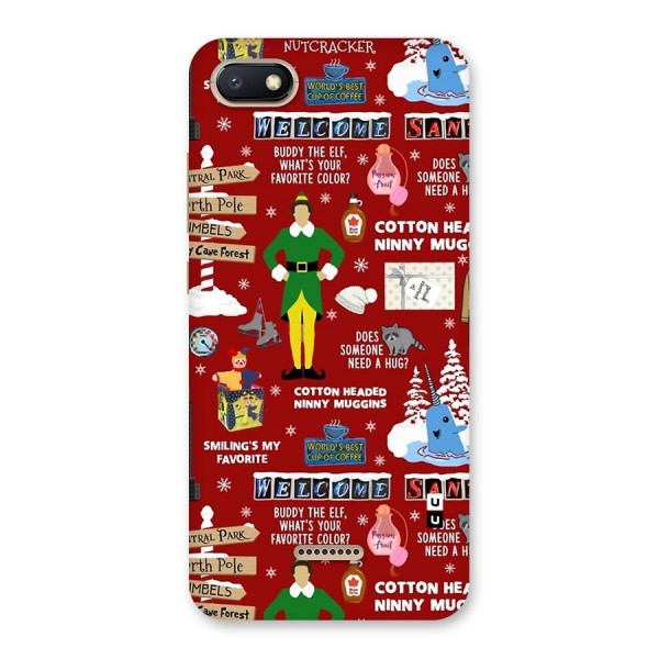 Christmas Cute Doodles Back Case for Redmi 6A