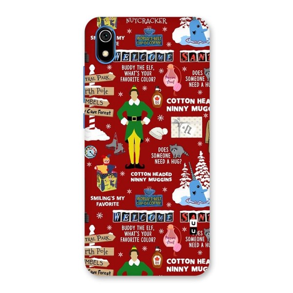 Christmas Cute Doodles Back Case for Redmi 7A