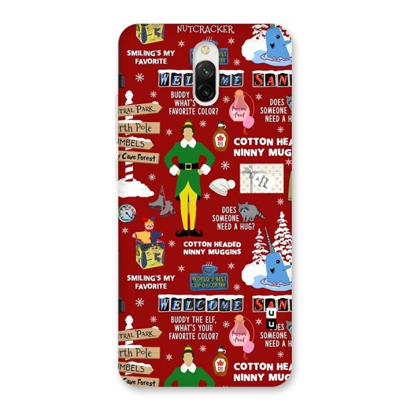 Christmas Cute Doodles Back Case for Redmi 8A Dual