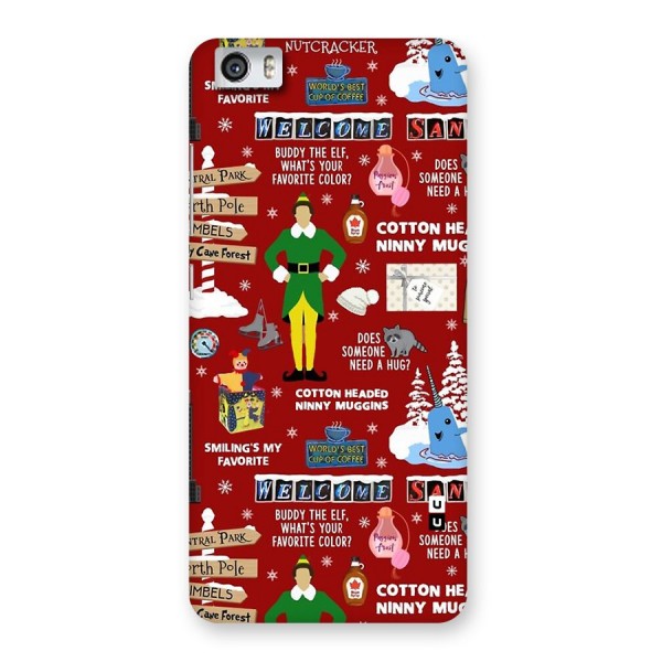 Christmas Cute Doodles Back Case for Redmi Mi 5