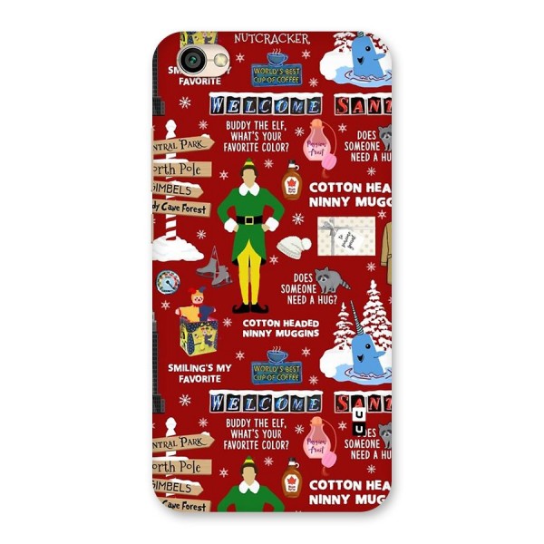 Christmas Cute Doodles Back Case for Redmi Y1 Lite