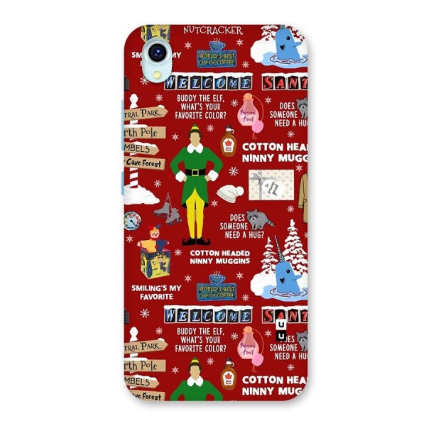 Christmas Cute Doodles Back Case for Vivo Y1s