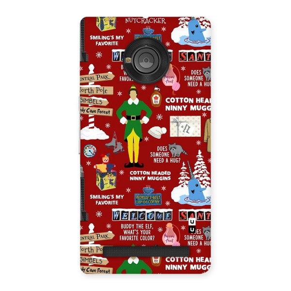 Christmas Cute Doodles Back Case for Yuphoria