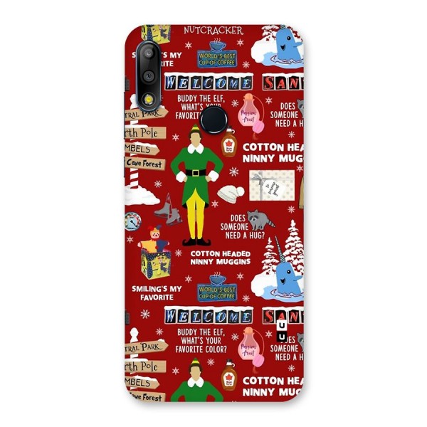 Christmas Cute Doodles Back Case for Zenfone Max Pro M2