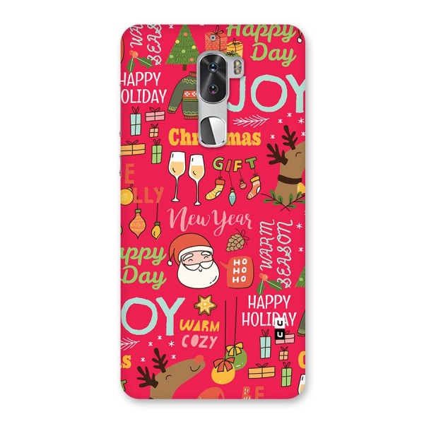 Christmas Joy Happy Day Back Case for Coolpad Cool 1