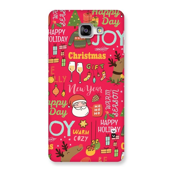 Christmas Joy Happy Day Back Case for Galaxy A9