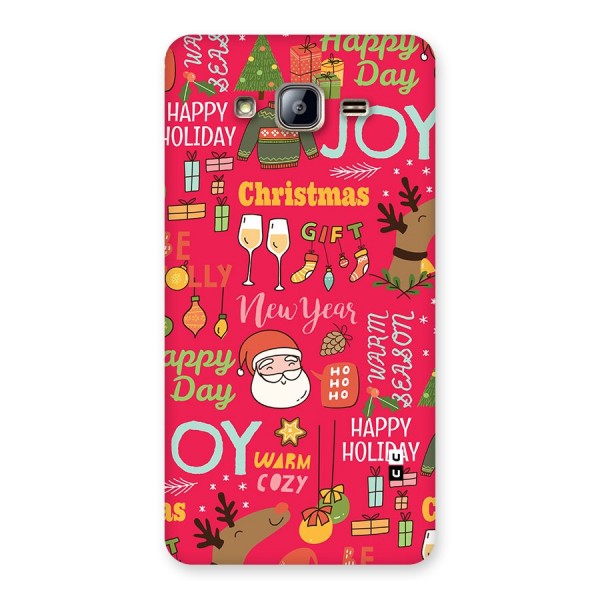 Christmas Joy Happy Day Back Case for Galaxy On5