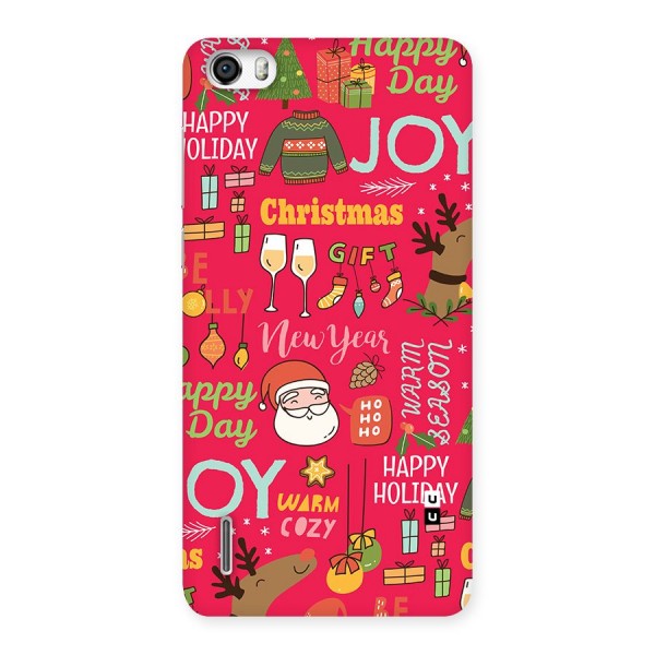 Christmas Joy Happy Day Back Case for Honor 6