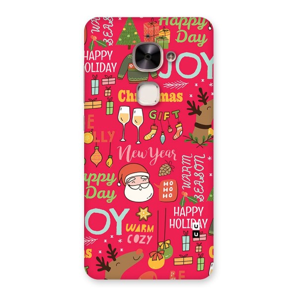 Christmas Joy Happy Day Back Case for Le 2