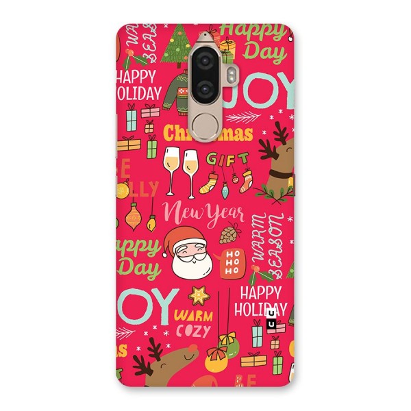 Christmas Joy Happy Day Back Case for Lenovo K8 Note