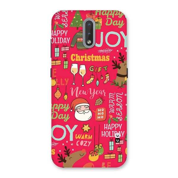 Christmas Joy Happy Day Back Case for Nokia 2.3