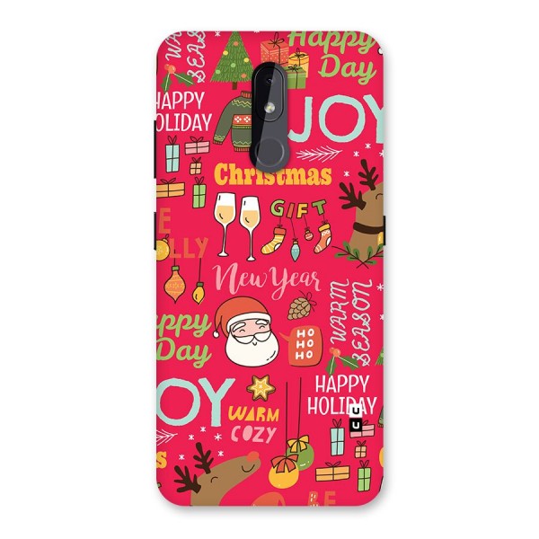 Christmas Joy Happy Day Back Case for Nokia 3.2