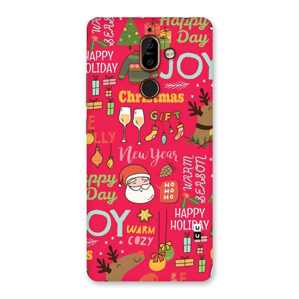 Christmas Joy Happy Day Back Case for Nokia 7 Plus