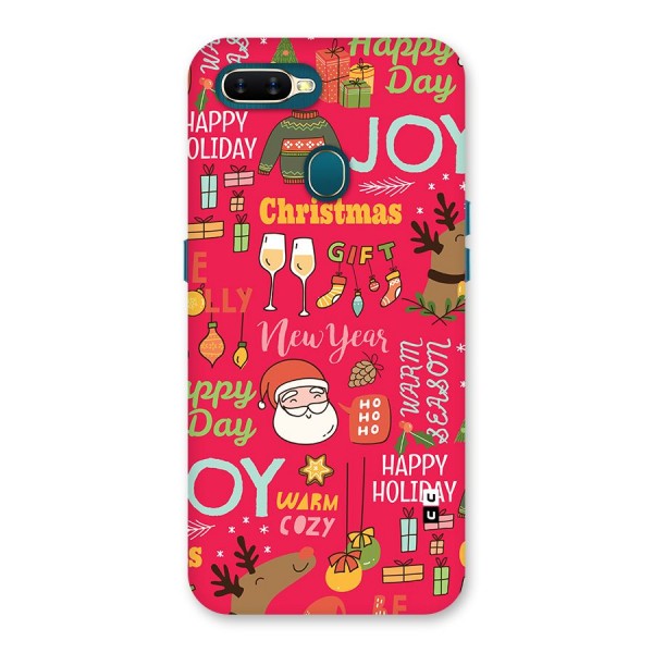 Christmas Joy Happy Day Back Case for Oppo A11k