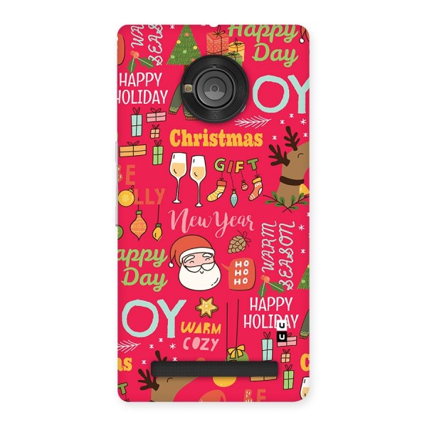 Christmas Joy Happy Day Back Case for Yuphoria