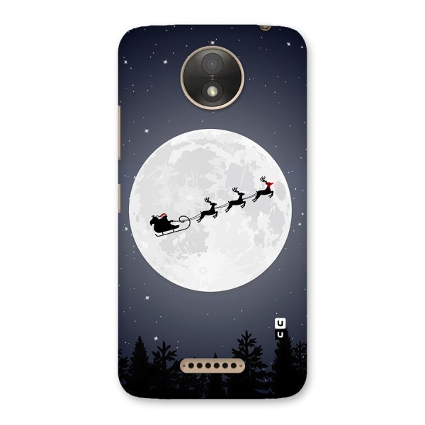 Christmas Nightsky Back Case for Moto C Plus