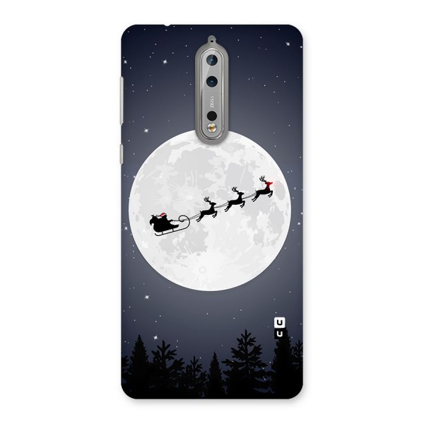 Christmas Nightsky Back Case for Nokia 8