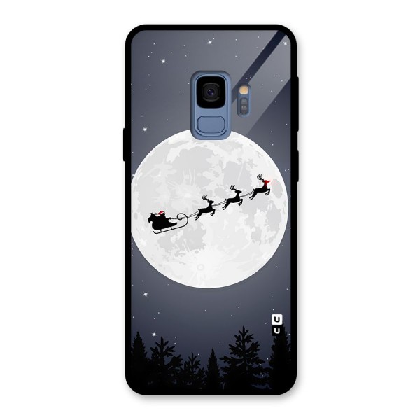 Christmas Nightsky Glass Back Case for Galaxy S9