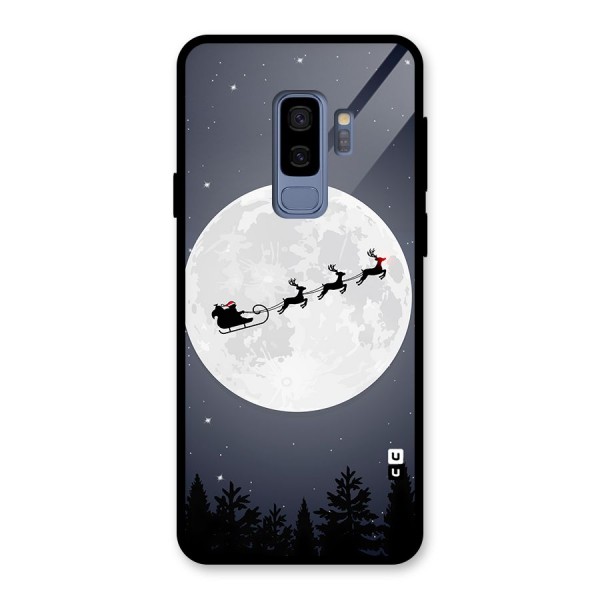 Christmas Nightsky Glass Back Case for Galaxy S9 Plus