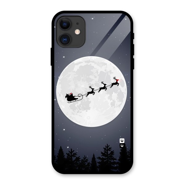 Christmas Nightsky Glass Back Case for iPhone 11