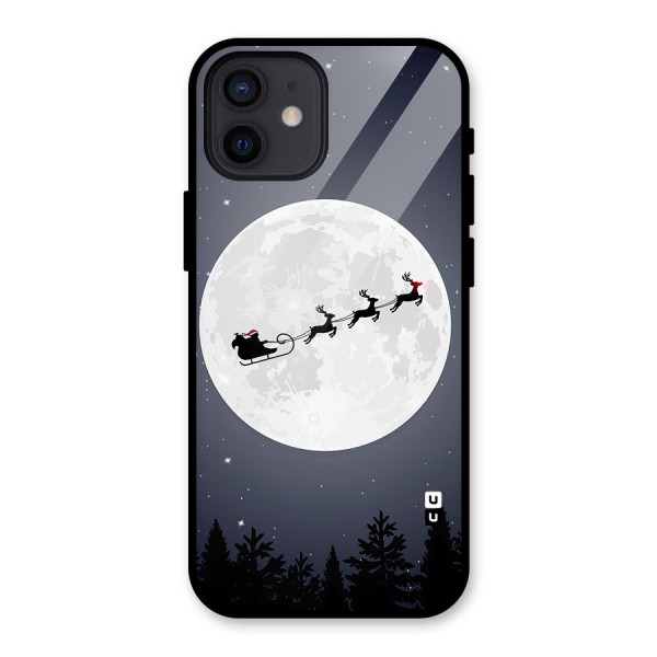 Christmas Nightsky Glass Back Case for iPhone 12