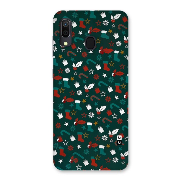 Christmas Pattern Design Back Case for Galaxy A20