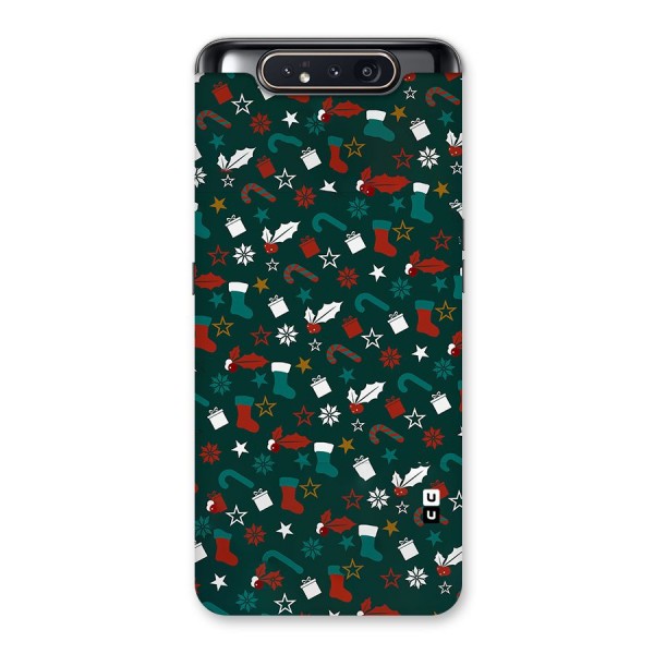 Christmas Pattern Design Back Case for Galaxy A80