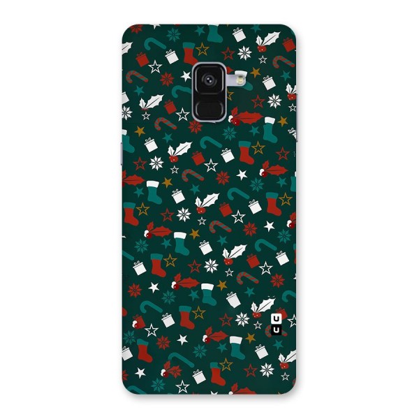 Christmas Pattern Design Back Case for Galaxy A8 Plus