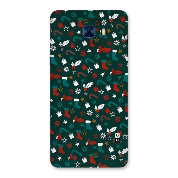 Christmas Pattern Design Back Case for Galaxy C7 Pro