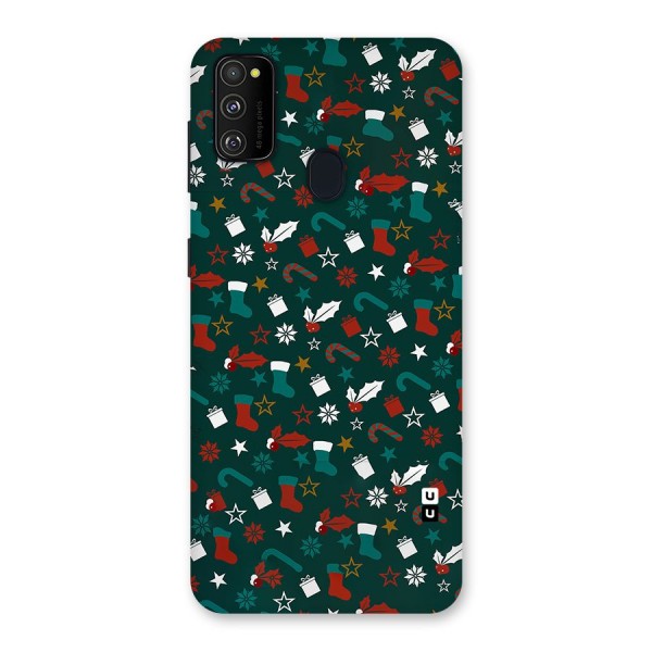 Christmas Pattern Design Back Case for Galaxy M30s