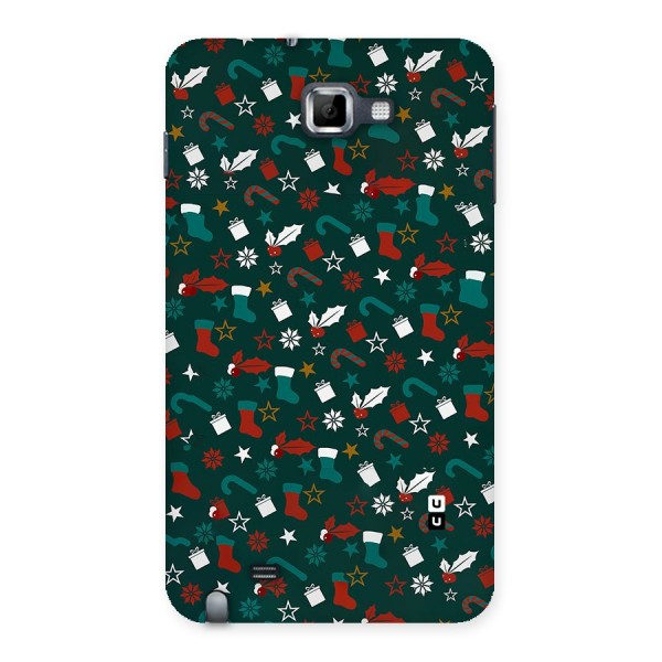 Christmas Pattern Design Back Case for Galaxy Note