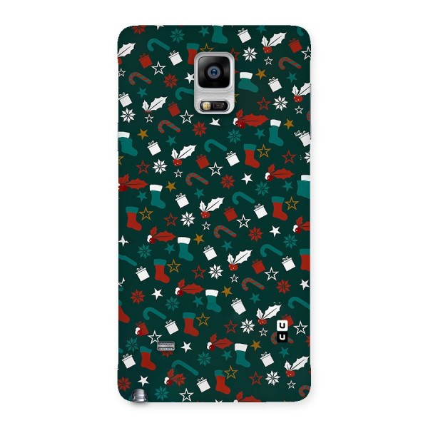 Christmas Pattern Design Back Case for Galaxy Note 4