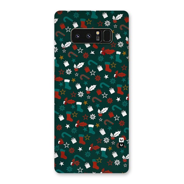 Christmas Pattern Design Back Case for Galaxy Note 8