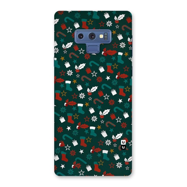 Christmas Pattern Design Back Case for Galaxy Note 9